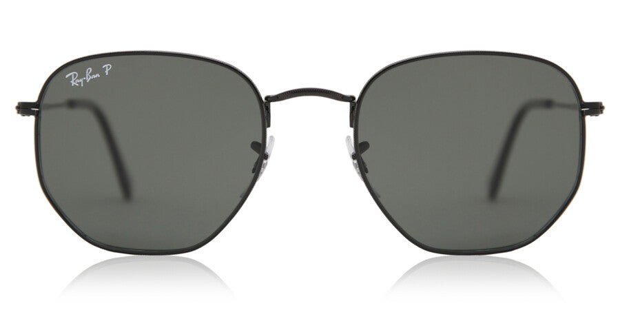 Ray-Ban RB3548N Hexagonal Metal Flat Lenses Polarized 002/58